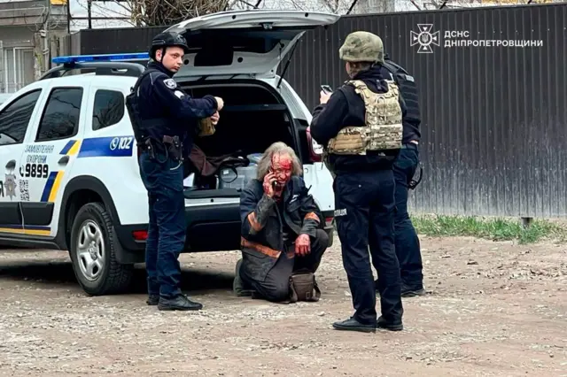 Пострадавшая женщина в Кривом Роге