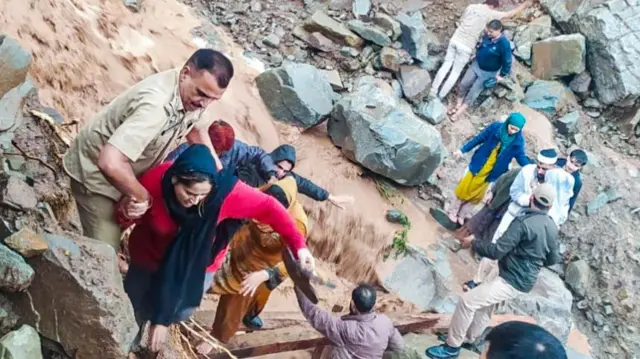 रामबन ज़िले में आई बाढ़