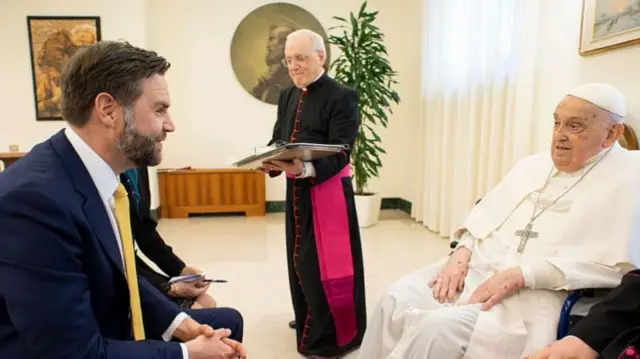 পোপ ফ্রান্সিস ও জেডি ভ্যান্স