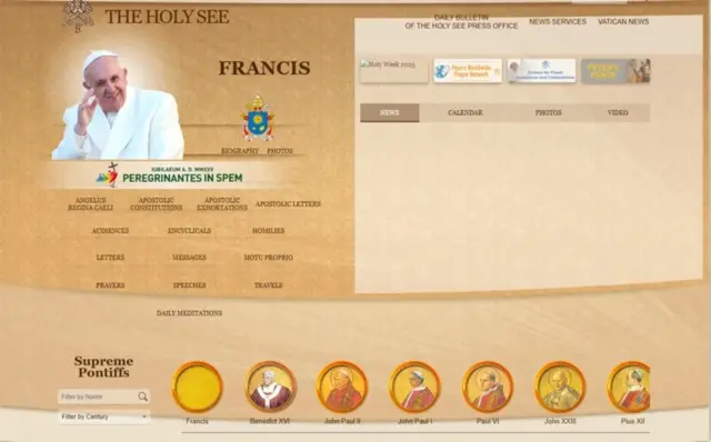 موقع الفاتيكان