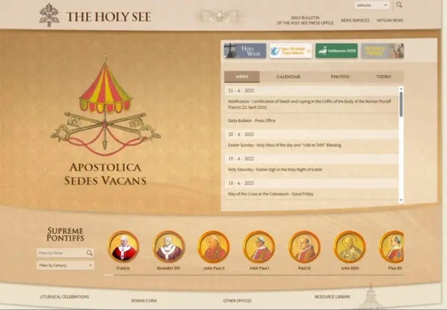 موقع الفاتيكان