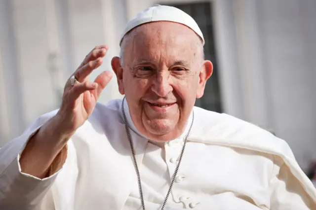Giáo hoàng Francis vào ngày 13/9/2023