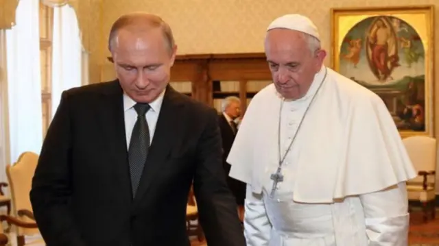 পুতিন ও পোপ