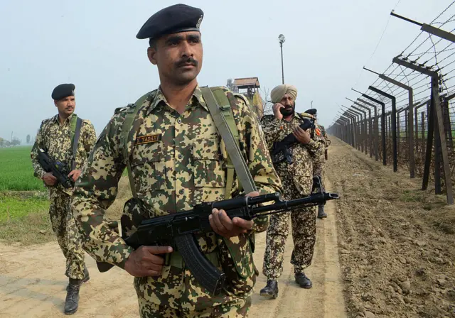 পাঞ্জাবের ভারত-পাকিস্তান সীমান্তে বিএসএফের প্রহরা - ফাইল ছবি