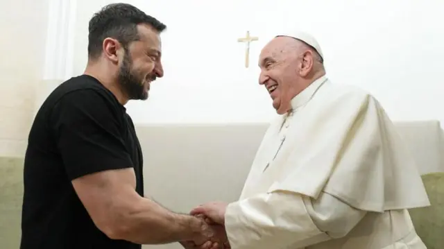 папа и зеленский