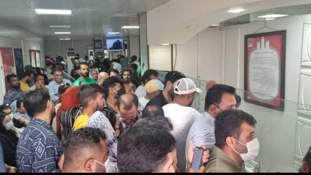 خبرگزاری مهر از صف اهدای خون در هرمزگان