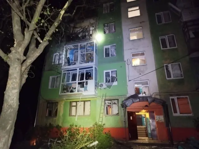 Разрушенный дом в Павлограде