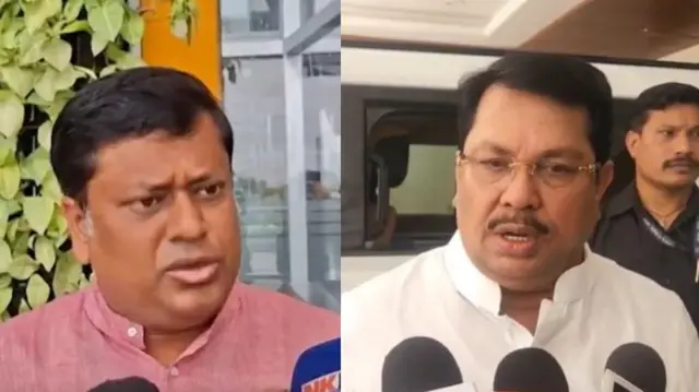 केंद्रीय शिक्षा राज्य मंत्री सुकांत मजूमदार और कांग्रेस नेता विजय वडेट्टीवार