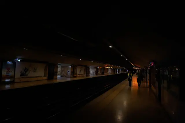 یک ایستگاه مترو در لیسبون، پایتخت پرتغال