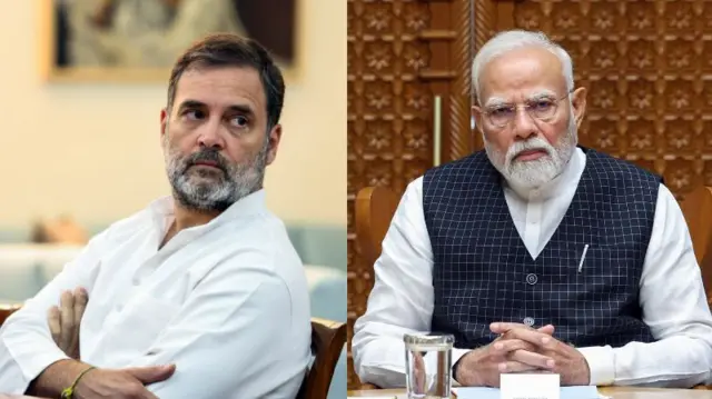 कांग्रेस नेता राहुल गांधी और पीएम मोदी