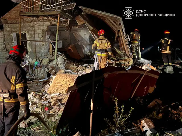 Спасатели опубликовали фото разрушенного дроном дома