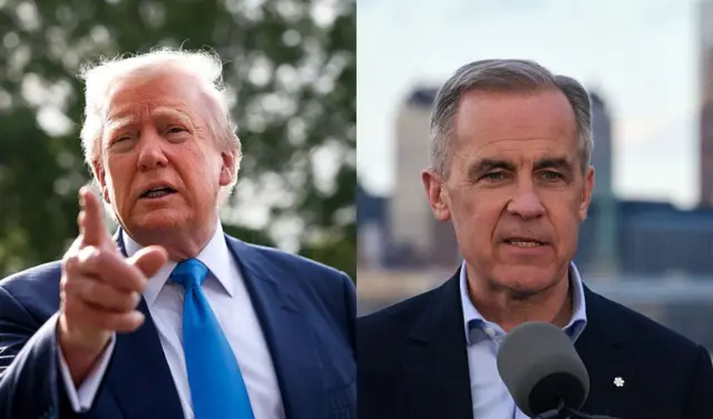 Onyeisiala Trump na Praịm Mịnịsta Mark Carney