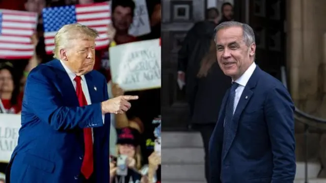 ट्रंप और कार्नी