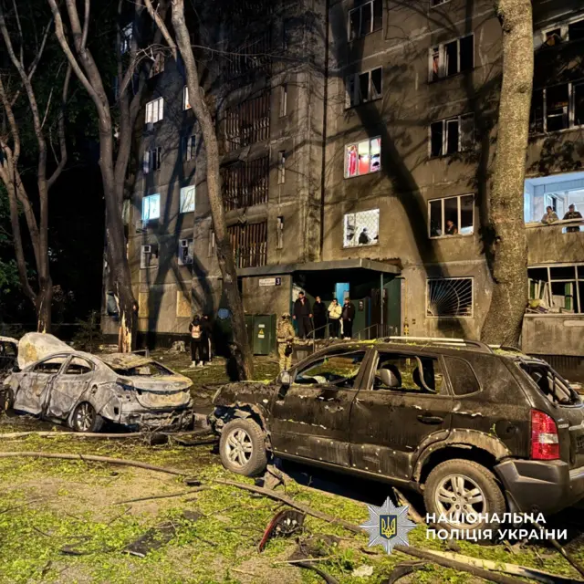 Последствия атаки на город Харьков