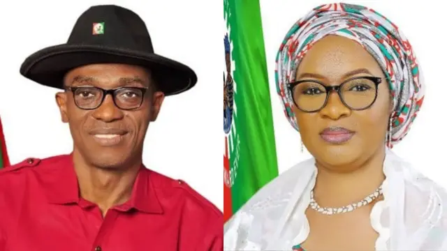 Julius Abure na Nenadi Usman.