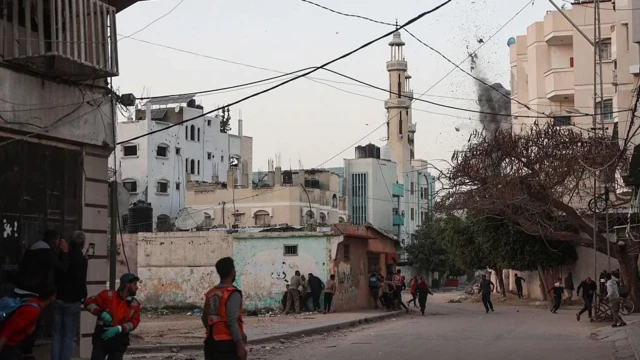 غزہ میں  دار الارقم سکول پر حملہ