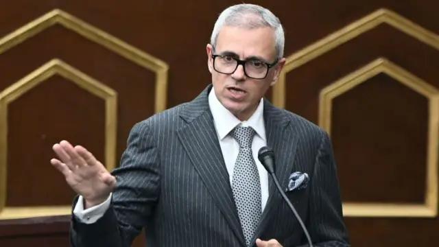 जम्मू-कश्मीर के मुख्यमंत्री उमर अब्दुल्लाह