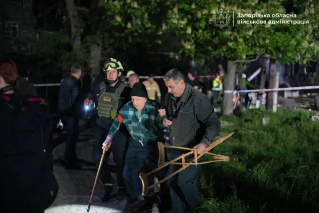 Пострадавшие в Запорожье