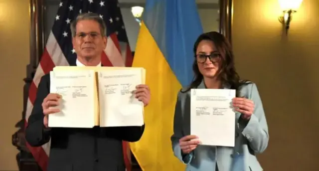 Скотт Бессент и Юлия Свириденко