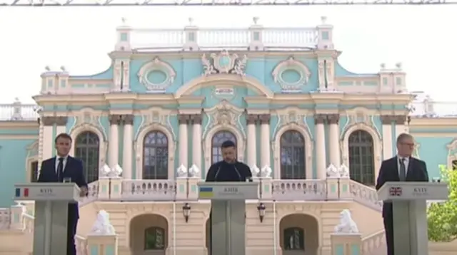 Пресс-конференция после саммита «коалиции желающих» в Киеве