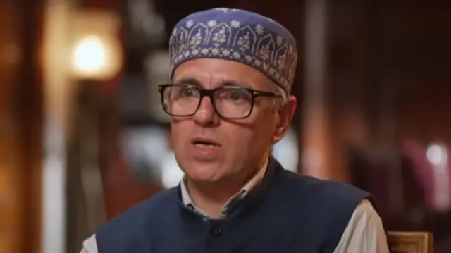 जम्मू-कश्मीर के मुख्यमंत्री उमर अब्दुल्लाह