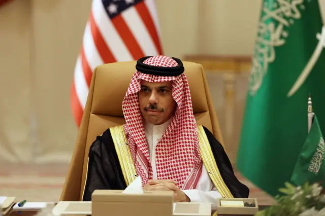 ਸਾਊਦੀ ਅਰਬ ਦੇ ਵਿਦੇਸ਼ ਮੰਤਰੀ ਪ੍ਰਿੰਸ ਫ਼ੈਸਲ ਬਿਨ ਫ਼ਰਹਾਨ