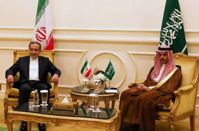 عباس عراقچی و وزیر خارجه عربستان