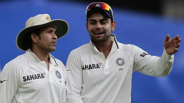 विराट कोहली और सचिन तेंदुलकर