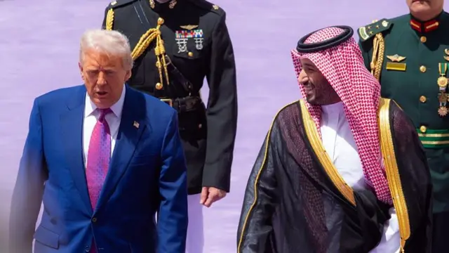 अमेरिका के राष्ट्रपति डोनाल्ड ट्रंप और सऊदी के क्राउन प्रिंस मोहम्मद बिन सलमान