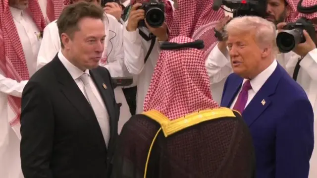Elon Maskii fi Tiraamp wayita qondaaltota Saa'udii waliin dubbatan