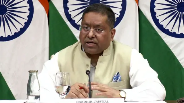 भारतीय विदेश मंत्रालय के प्रवक्ता रणधीर जायसवाल