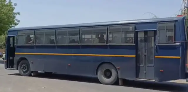 যোধপুরের বিমানবন্দরে নিয়ে যাওয়া হচ্ছে অবৈধ বাংলাদেশি হিসেবে চিহ্নিতদের