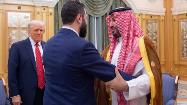 محمد بن سلمان، الشرع وترامب
