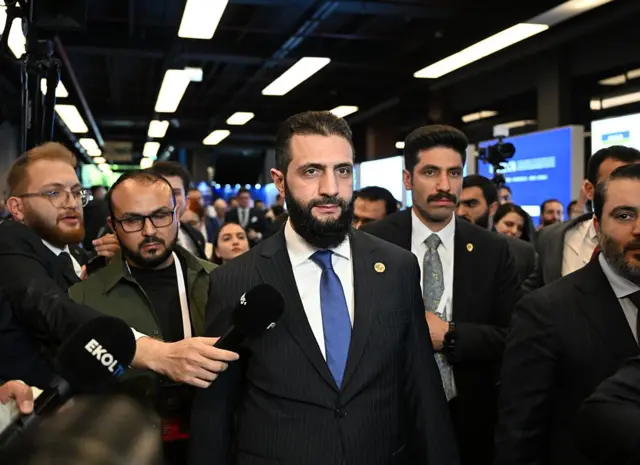 احمد شرع، رئیس‌جمهور سوریه، ماه گذشته برای شرکت در نشستی دیپلماتیک به ترکیه سفر کرد