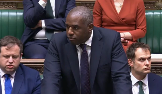 যুক্তরাজ্যের পররাষ্ট্রমন্ত্রী ডেভিড ল্যামি