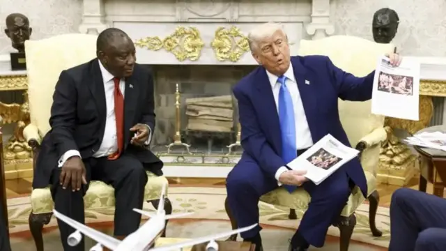 Shugaba Trump da Shugaba Ramaphosa