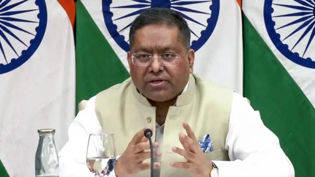 भारतीय विदेश मंत्रालय के प्रवक्ता रणधीर जायसवाल