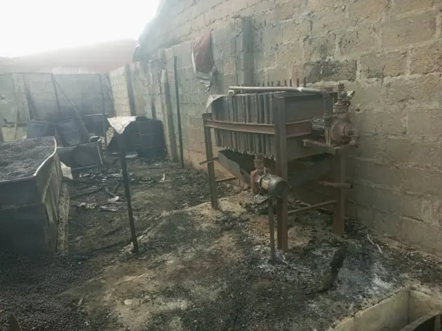 Ofoke kwuru na akụrụngwa ụlọọrụ ya mebiri n’ọkụ ahụ ruru nde narị asatọ