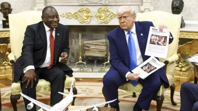 Trump na Ramaphosa