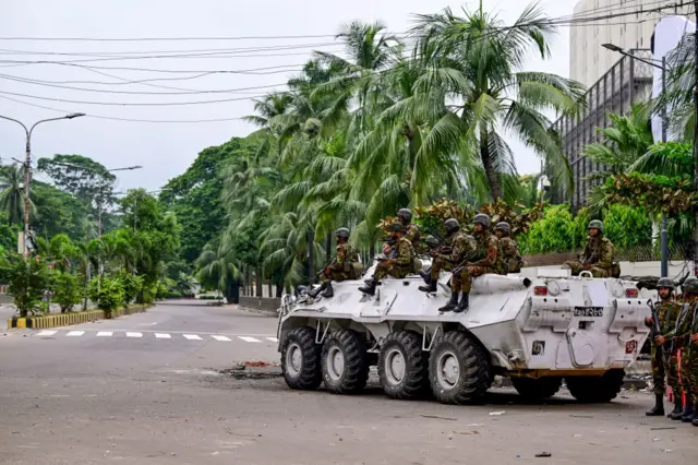 ঢাকায় সেনাবাহিনীর টহল, ফাইল ছবি