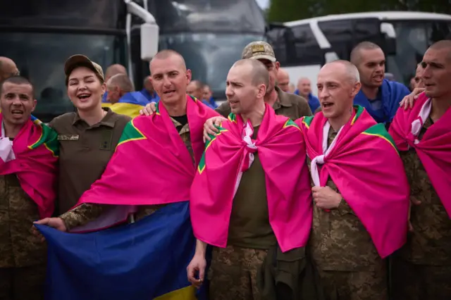 Вернувшиеся украинские военные