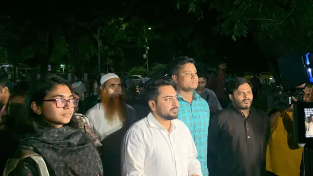 যমুনায় এনসিপি নেতা তাসনিম জারা, নাহিদ ইসলাম, হাসনাত আব্দুল্লাহ, আরিফুল ইসলাম আদীব