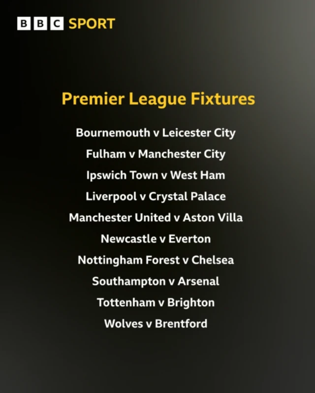 Premier fixture