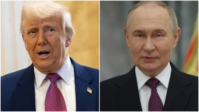 Donald Trump na Vladimir Putin