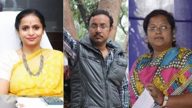 रानू साहू, सौम्या चौरसिया और समीर विश्नोई