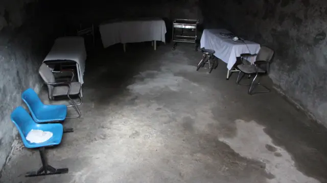 ائن آف کنٹرول پر بنکر میں ہسپتال قائم کر دیا گیا