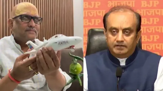 कांग्रेस नेता अजय राय और बीजेपी नेता सुधांशु त्रिवेदी