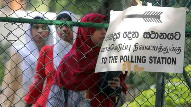Sri Lanka polling