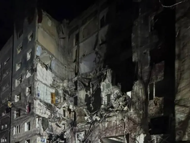 Прокуратура опубликовала фото частично разрушенной жилой многоэтажки