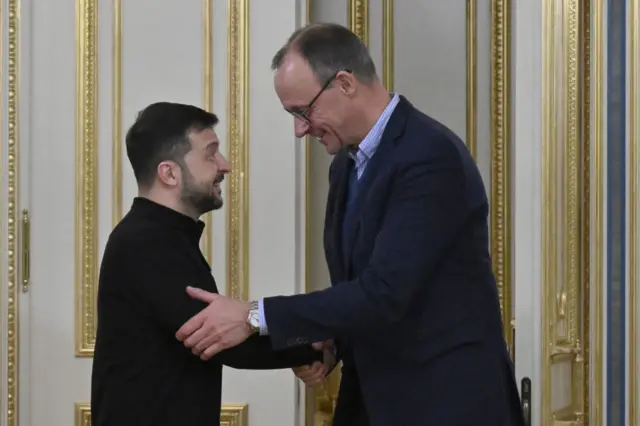 Владимир Зеленский и Фридрих Мерц